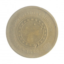 V-039 100 Réis 1895 MBC