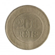 V-045 200 Réis 1889 BC