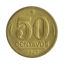 V-196 50 Centavos 1947 MBC/SOB