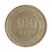 V-043 100 Réis 1899 MBC