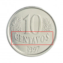 10 Centavos 1997 MBC Batida Dupla "Centavos"