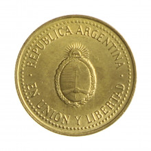 Km#107 10 Centavos 1992 FC Argentina América Bronze Alumínio 18.2(mm) 2.25(gr)