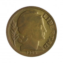 Km#41 10 Centavos 1945 MBC Argentina América Bronze Alumínio 19.5(mm) 3(gr)