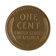 Km#A132 1 Cent 1951 MBC Estados Unidos  América  Lincoln Cent Espiga de Trigo  Bronze 19(mm) 3.11(gr)