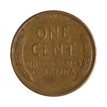 Km#A132 1 Cent 1956 D MBC Estados Unidos  América  Lincoln Cent Espiga de Trigo  Bronze 19(mm) 3.11(gr)