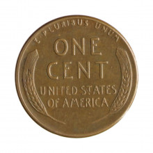 Km#A132 1 Cent 1956 MBC Estados Unidos  América  Lincoln Cent Espiga de Trigo  Bronze 19(mm) 3.11(gr)
