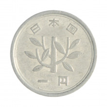 Km#74 1 Yen 1977 MBC+ Japão Ásia Alumínio 20(mm) 1(gr)