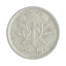Km#74 1 Yen 1977 MBC Japão Ásia Alumínio 20(mm) 1(gr)