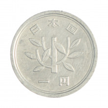 Km#74 1 Yen 1977 BC Japão Ásia Alumínio 20(mm) 1(gr)