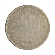 V-020 200 Réis 1877 MBC