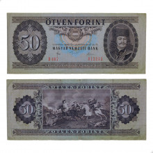 P#170d 50 Forint 1980 BC/MBC Hungria Europa