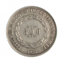 P-586 500 Réis 1853 MBC
