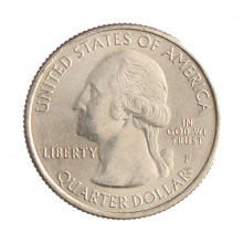 Quarter Dollar 2012 P SOB Alaska: Denali C/Sinais de Limpeza