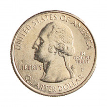 Quarter Dollar 2014 P MBC+ Virgínia: Shenandoah C/Sinais de Limpeza