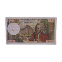 P#147c 10 Francs 1969 MBC França  Europa
