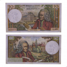 P#147d 10 Francs 1973 MBC França  Europa