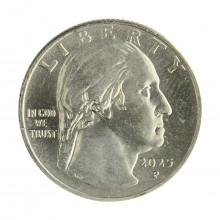 Moeda KM#811 Quater Dollar American Woman Stacey Milbern 2025 P FC USA América Cupro-níquel Ø24,26mm 5,67gr.