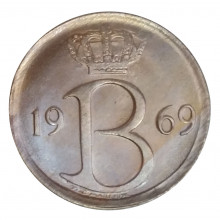 25 Cêntimos 1969 FC Bélgica Europa