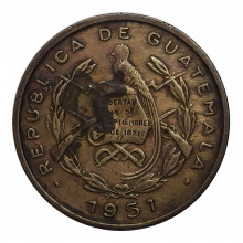 Km#254 1 Centavo 1951 MBC Guatemala América