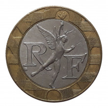 10 Francs 1991 MBC França Europa