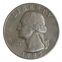 Quarter Dollar 1983 P MBC+ Washington Quarter EUA América
