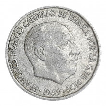 10 Cêntimos 1959 MBC Espanha Europa