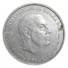 50 Cêntimos 1966 MBC Espanha Europa