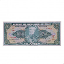 Cédula C-062 2 Cruzeiros 1956 MBC+