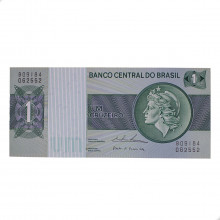 Cédula C-131 1 Cruzeiro 1975 C/ Manchas SOB/FE