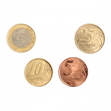 Set 4 Moedas do Real 2025 FC