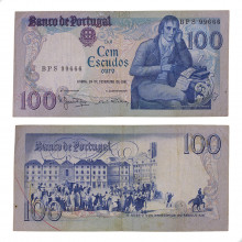 Cédula P#178b 100 Escudos 1981 Portugal Europa MBCel