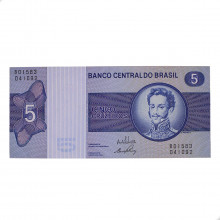 Cédula C-134 5 Cruzeiros 1973 SOB/FE