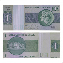 Cédula C-132 1 Cruzeiro 1980 SOB/FE