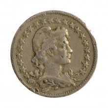 Moeda V-082 100 Réis 1928 BC/MBC  Cupro Níquel Ø21mm 5gr.*