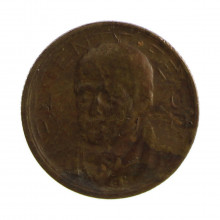 Moeda V-154 500 Réis 1937  BC  Feijó Bronze Alumínio  Ø22,5mm 5gr.