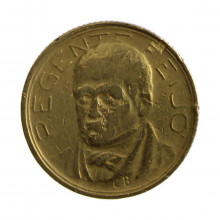 Moeda V-154 500 Réis 1937  BC  Feijó Bronze Alumínio  Ø22,5mm 5gr.