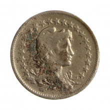 Moeda V-096 200 Réis 1924 BC/MBC Cupro Níquel Ø25mm 8gr.