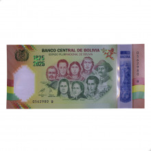 Cédula P#New 2025 Bicentenário da Bolívia Bolívia América FE