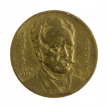 Moeda V-176 1000 Réis 1939 MBC C/Sinais de Limpeza Tobias Barreto Bronze Alumínio Ø24,5mm 7gr.