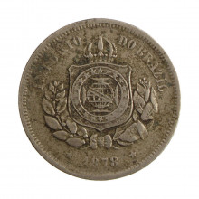 Moeda V-008 100 Réis 1878 MBC  Cupro Níquel Ø27mm 10gr.*