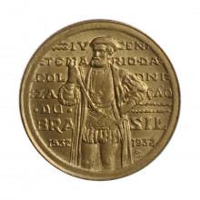 Moeda V-139 1000 Réis 1932 MBC/SOB Bronze Alumínio Ø26,7mm 8gr.*