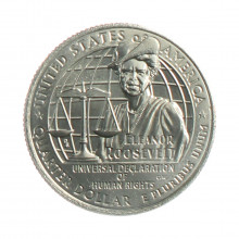 Moeda KM#782 Quarter Dollar American Woman Eleanor Roosevelt 2023 D FC USA América Cupro Níquel Ø24,26mm 5,67gr.