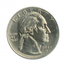 Moeda KM#787 Quarter Dollar American Woman Maria Tallchief 2023 D FC USA América Cupro Níquel Ø24,26mm 5,67gr.