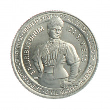 Moeda KM#809 Quarter Dollar Ida B. Wells 2025 P FC USA América Cupro-Níquel Ø24,26mm 5,67gr.