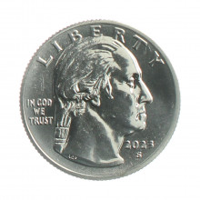 Moeda KM#784 Quarter Dollar American Woman Jovita Idar 2023 S FC USA América Cupro Níquel Ø24,26mm 5,67gr.