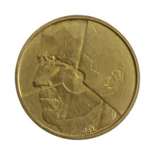 Moeda KM#163 5 Francs 1986 MBC Bélgica Europa  Cobre-níquel Ø24mm 5,5gr.