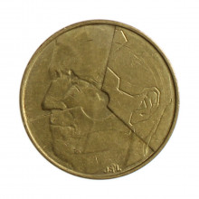 Moeda KM#164 5 Francs 1993 MBC Bélgica Europa  Cobre-níquel Ø24mm 5,5gr.