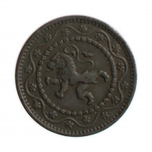 Moeda KM#81 10 Centimes 1916 MBC+ Bélgica Europa  Zinco Ø22mm 4gr.