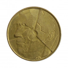 Moeda KM#164 5 Francs 1988 MBC Bélgica Europa  Cobre-níquel Ø24mm 5,5gr.