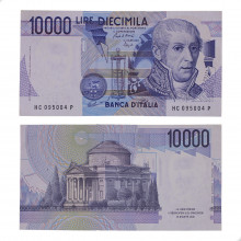 Cédula P#112b 10000 Lire 1984 Itália Europa MBC+
